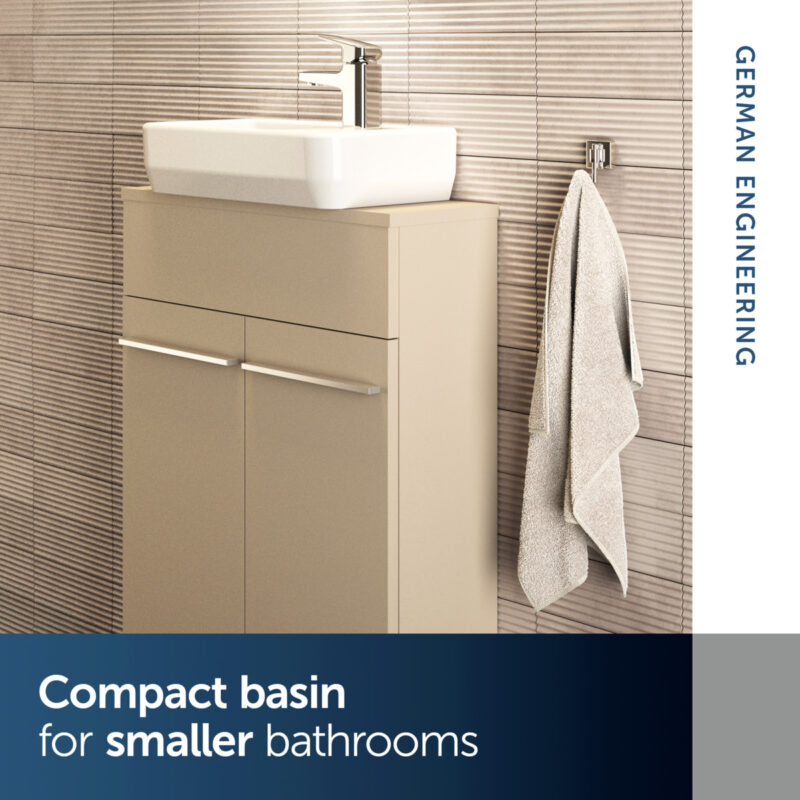 Ideal Standard i.Life S Guest Washbasin 450mm 1 Right Tap Hole T5186