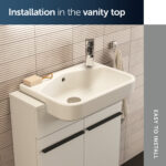 Ideal Standard i.Life S Semi Countertop Washbasin 500mm 1 Tap Hole