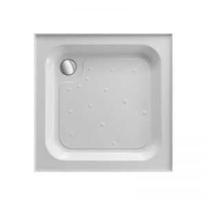 Just Trays Ultracast 700mm Square Shower Tray 4 Upstands