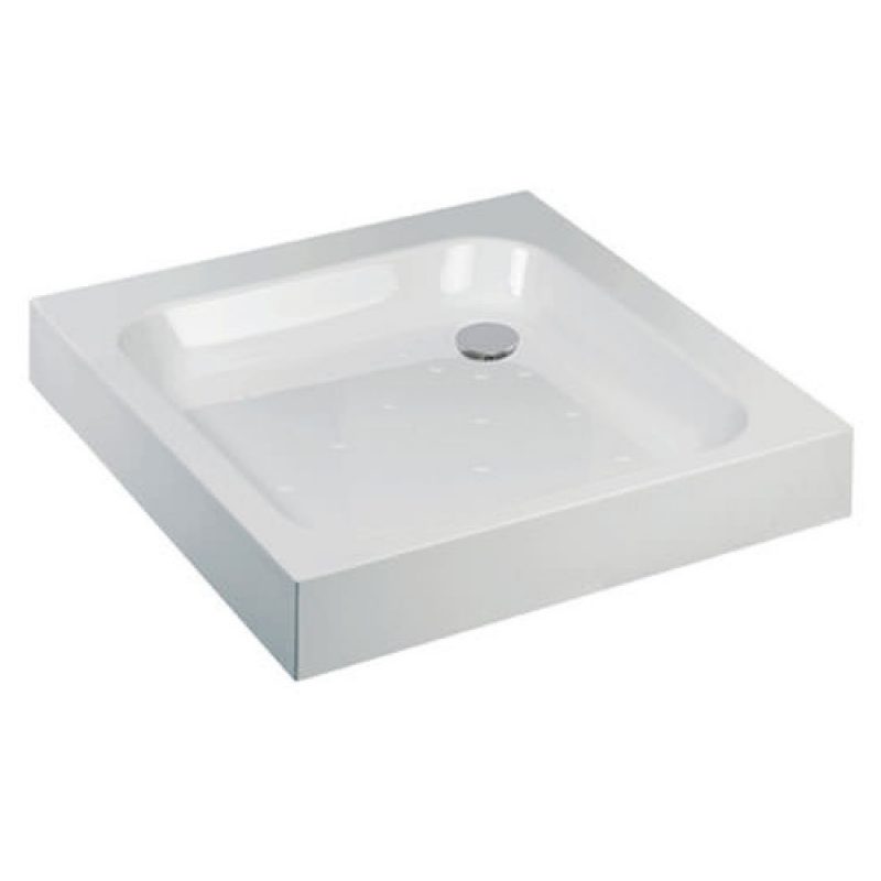 Just Trays Ultracast 800mm Square Shower Tray