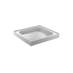 Just Trays Ultracast 800mm Square Shower Tray 4 Upstands
