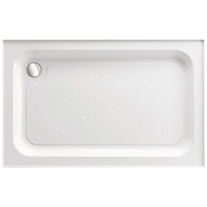 Just Trays Merlin 1100x800mm Shower Tray 4 Upstands Anti-Slip