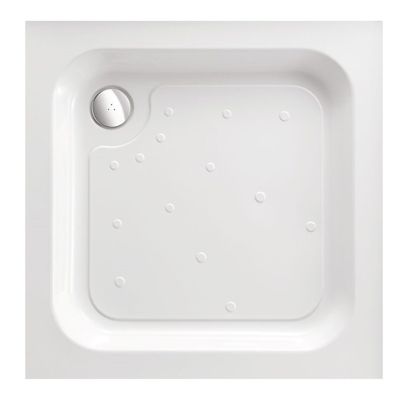 Just Trays Ultracast 700mm Square Shower Tray Anti-Slip