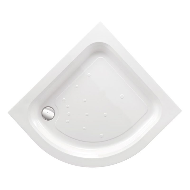 Just Trays Ultracast 800mm Quadrant Shower Tray 2 Upstands