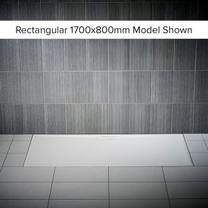 Just Trays Evolved Anti-Slip 1000x760mm Rectangular Shower Tray