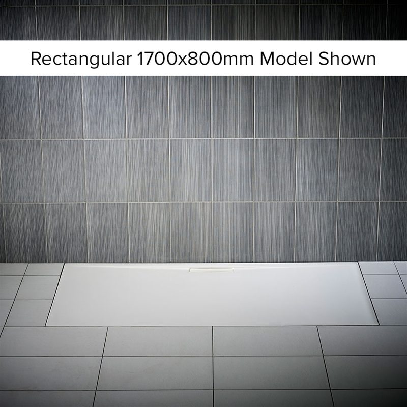 Just Trays Evolved Anti-Slip 1000x800mm Rectangular Shower Tray