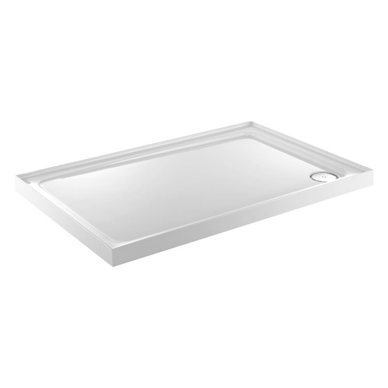 Just Trays Fusion 1000x900mm Shower Tray 4 Upstands Anti-Slip