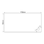 Just Trays Fusion 1700x760mm Rectangular Shower Tray Anti-Slip