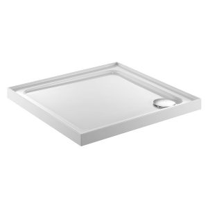 Just Trays Fusion 760mm Square Shower Tray 4 Upstands Anti-Slip