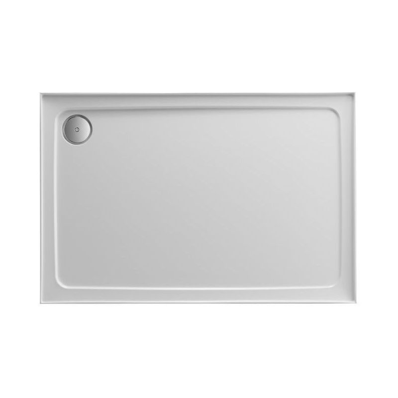 Just Trays Fusion 1000x700mm Rectangular Shower Tray 4 Upstands