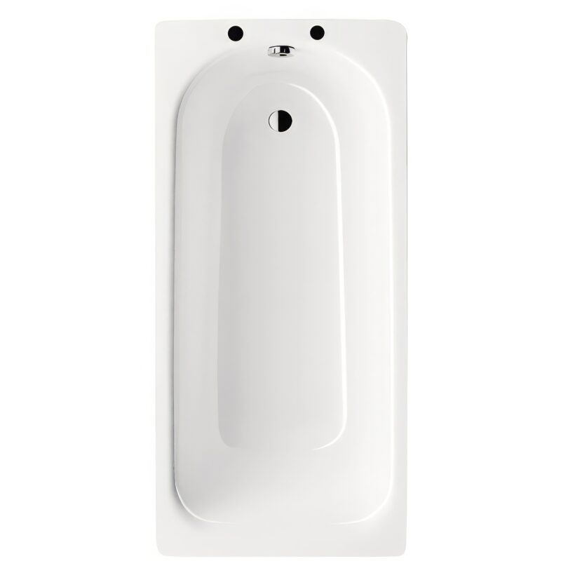 Kaldewei 311 Eurowa 1600x700mm Anti Slip Steel Bath with 2 Tap Holes