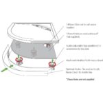 KStone Acrylic Fascia Cover 1860mm Slip Resistant