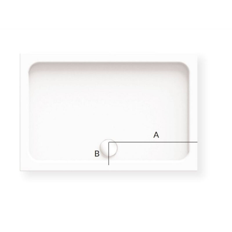 KStone 1600 x 900mm Rectangular Shower Tray