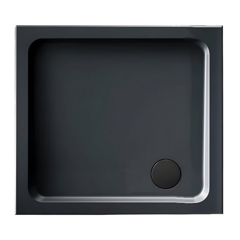 KStone 760 x 760mm Square Anti-Slip Grey Shower Tray KStone 760 x 760mm Square Anti-Slip Grey Shower Tray
