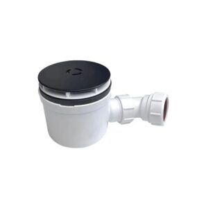 KStone Shower Waste & Trap 90mm Black