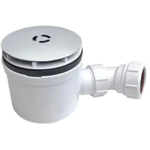 KStone Shower Waste & Trap 90mm Chrome