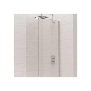 Kudos Ultimate 2 10mm Bath Screen Fold Away Deflector Panel Right Hand Chrome
