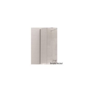 Kudos Ultimate 2 10mm Bath Screen Wall Post Nickel