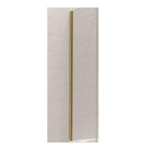 Kudos Ultimate 2 Bath Screen Wallpost Pack 10mm Brushed Brass