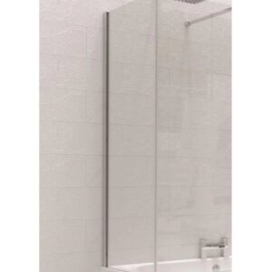 Kudos Ultimate 2 10mm Bathscreen Wall Post Pack Brushed Nickel