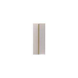 Kudos Ultimate 2 10mm Bath Screen Wall Post Polished Gold