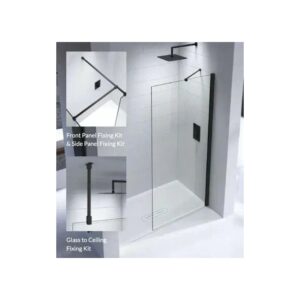 Kudos Ultimate Front Panel Fixing Kit 1500mm Matt Black