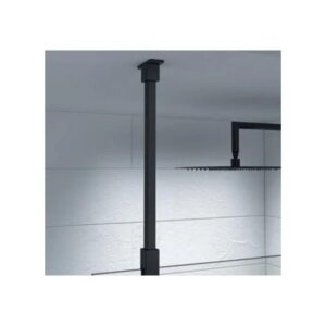 Kudos Ultimate Glass to Ceiling Stabilising Bar 600mm Matt Black
