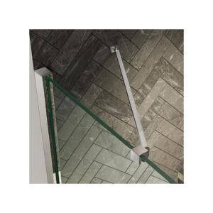 Kudos Ultimate Angled Corner Fixing Kit 300mm Chrome