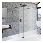 Kudos Ultimate 2 10mm Hinged Deflector Panel 400mm Right Hand Black