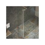Kudos Ultimate 10mm Hinged Deflector Panel 400mm Right Hand Chrome