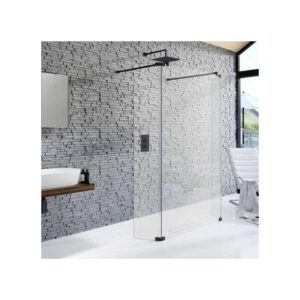 Kudos Ultimate 10mm Hinged Deflector Panel 300mm Right Hand Black