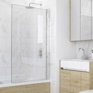 Kudos Inspire Single Panel Bath Screen 8mm