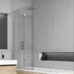 Kudos Inspire 2 Panel In-Fold Bath Screen Left Hand Hinged 6mm Chrome
