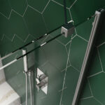 Kudos Inspire 2 Panel In-Fold 6mm Bath Screen Right Hand Chrome