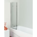 Kudos 3 Panel Bath Screen Triple Bath Screen Left Hand Chrome