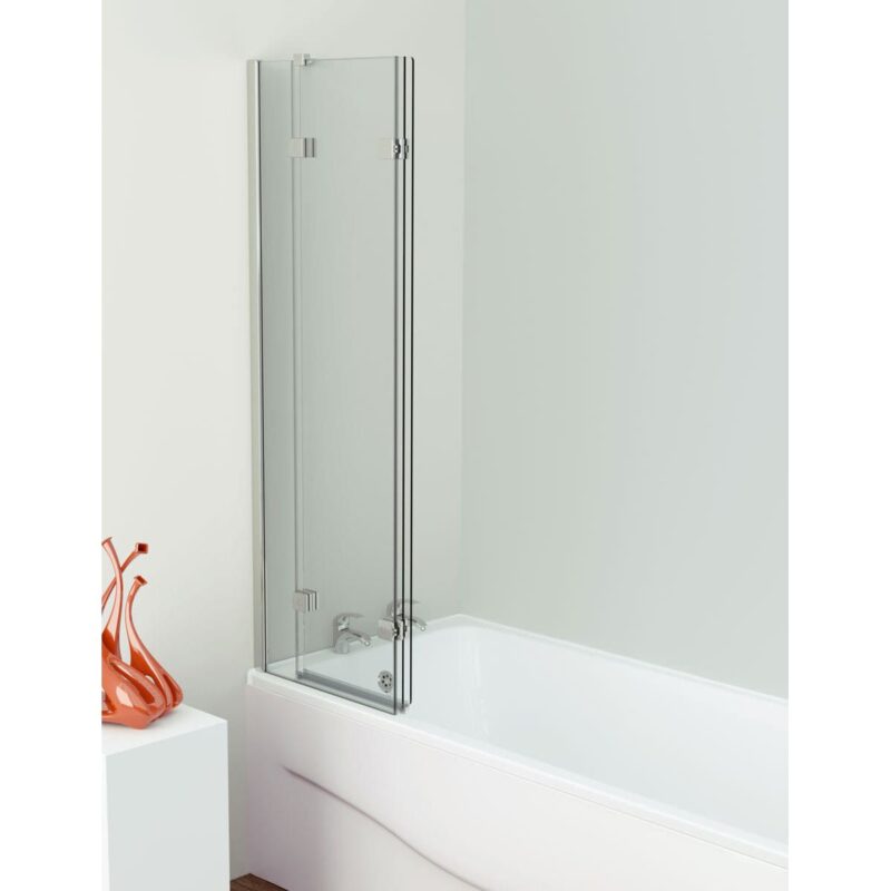 Kudos 3 Panel Bath Screen Triple Bath Screen Left Hand Chrome