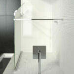 Kudos Ultimate 1200mm Glass Panel 8mm & Chrome Wall Post