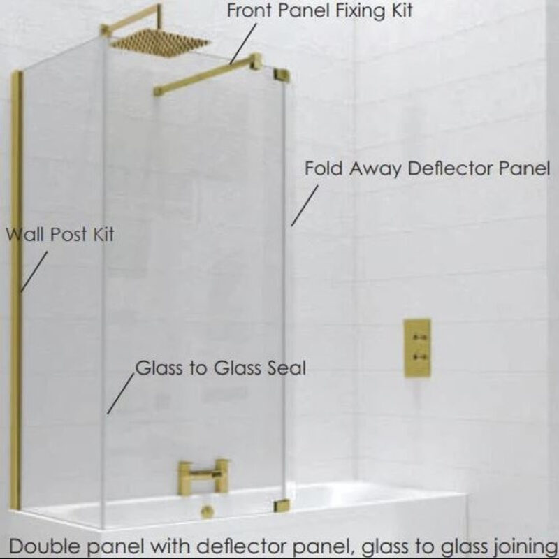 Kudos Ultimate 8mm Glass Panel 760mm Wide