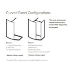 Kudos Curved Ultimate 2 700mm Wet Room Panel