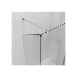 Kudos Ultimate 8mm Fold Away Deflector Panel 300mm Left Hand Chrome