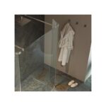 Kudos Ultimate 8mm Hinged Deflector Panel 300mm Left Hand Chrome