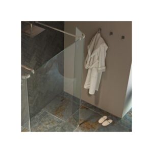 Kudos Ultimate 8mm Hinged Deflector Panel 300mm Left Hand Chrome