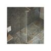 Kudos Ultimate 8mm Hinged Deflector Panel 300mm Right Hand Chrome