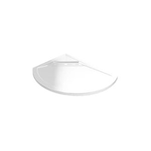 Kudos Connect2 1000 x 810mm Offset Curved Tray Left Hand & Waste