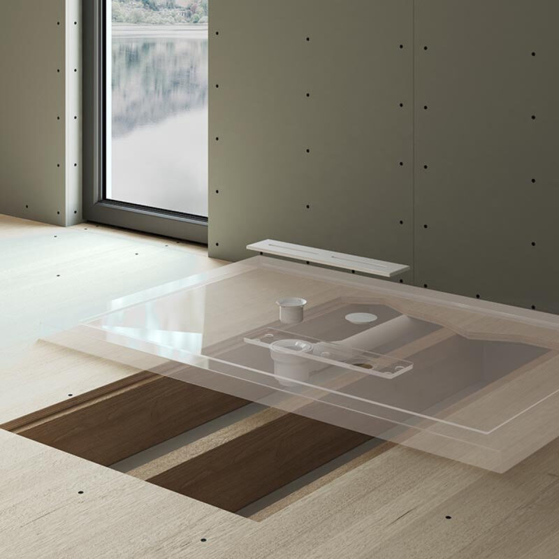 Kudos Connect2 1700 x 900mm Rectangular Shower Tray & Waste