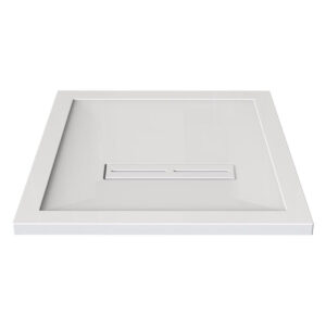 Kudos Connect2 800 x 800mm Anti Slip Shower Tray & Waste