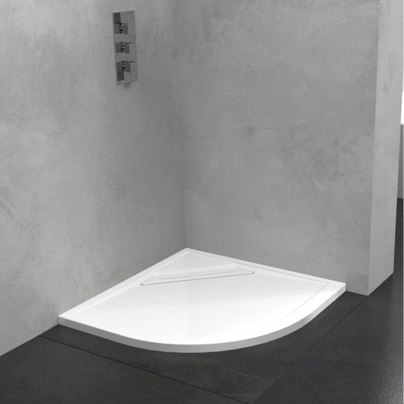 Kudos Connect2 1000 x 1000mm Quadrant Shower Tray & Waste