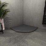 Kudos Connect2 1000 x 1000mm Quadrant Slate Shower Tray & Waste