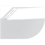 Kudos Connect2 1000 x 900mm Offset Quadrant Tray & Waste Left Hand