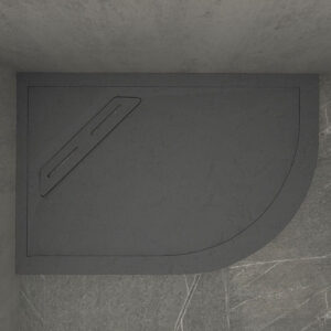 Kudos Connect2 1200 x 900mm Offset Quadrant Slate Tray & Waste Left Hand